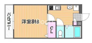 ダンディライオン西市A【1階】の間取り