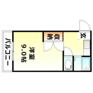 リトルハイム花尻58号館の間取り