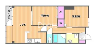 山陽マンション【102号室】の間取り