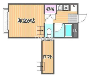 ビューハウス平井【208号室】の間取り