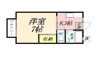 ホワイトウイング【103号室】の間取り