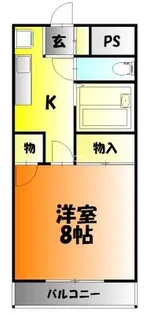 シャトレハイツ大元【3階】の間取り