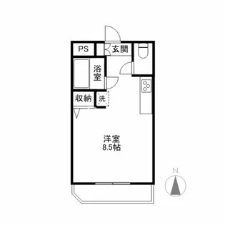 河合レジデンス【1階】の間取り