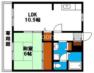 シティパレス西崎PART2A棟の間取り