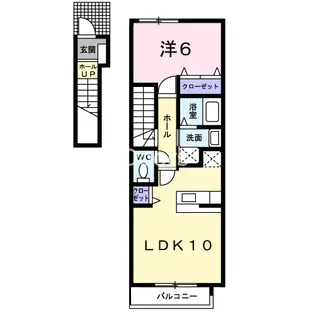 アンジュA【2階】の間取り