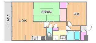 アビタ山本岡山【6階】の間取り