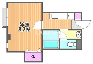 カサブランカ十日市【305号室】の間取り