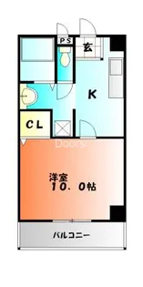 エレガンス京町【6階】の間取り