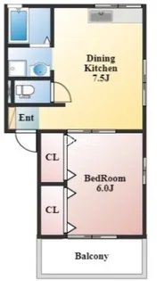 すずらん2【2階】の間取り