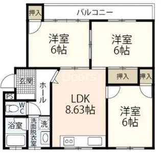 オークⅠ【1階】の間取り