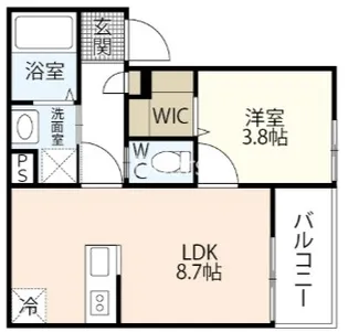 REGALE船頭町【1階】の間取り