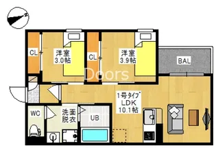 REGALESTLUCENTE【1階】の間取り
