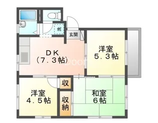 こんにちは【102号室】の間取り