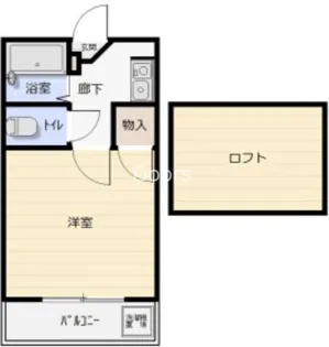 ラポール青江【205号室】の間取り