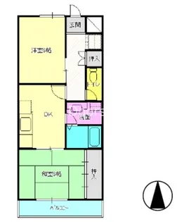 ニュートラルハイツ【3階】の間取り