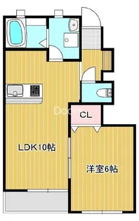 アルファ今保【1階】の間取り