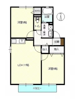 カルムMB【1階】の間取り