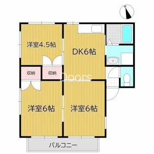 キャッスル豊成【2階】の間取り