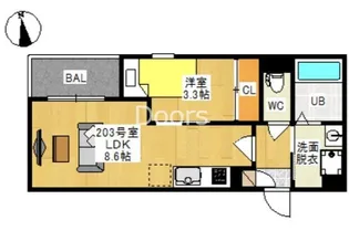RegalestCoeur青江の間取り