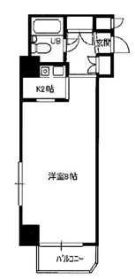 アルファ枝川の間取り