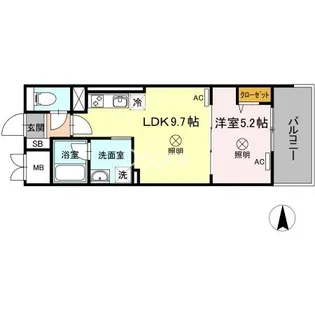 TWINTOWERSAZUKIの間取り