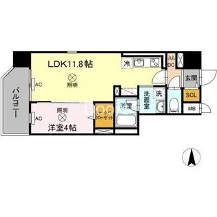 TWINTOWERSSelinaの間取り