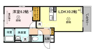 大供MOMOの間取り