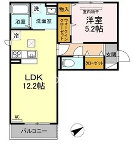 大供MOMOの間取り