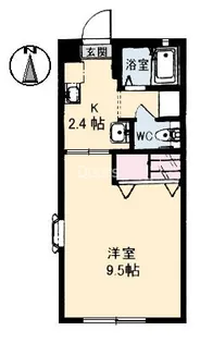 シャトー下伊福の間取り