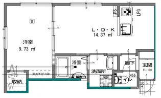 星と青空のクーレ~Kulle~【2階】の間取り
