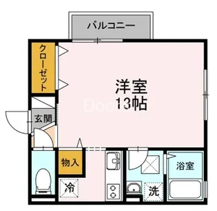 アルファームB棟の間取り