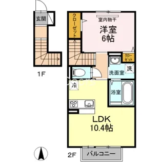 シャルールの間取り