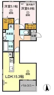 ベルデ【2階】の間取り