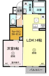 グラシアの間取り