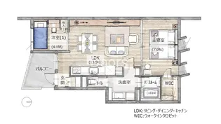 ETENA中仙道西の間取り