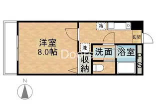 メゾンシャルマン【101号室】の間取り