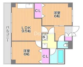 レポーゼ1の間取り