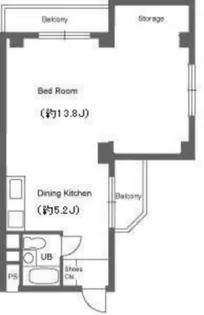 東信松濤マンションの間取り