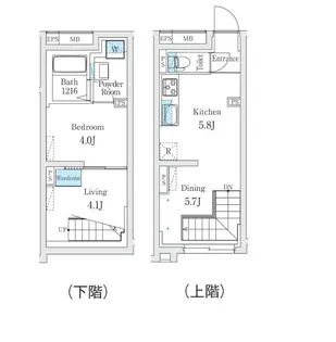 Fika代々木上原の間取り
