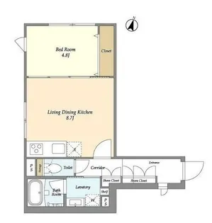 ASTILE原宿の間取り