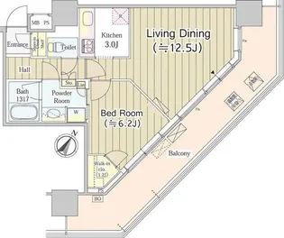 ユニゾンタワーの間取り