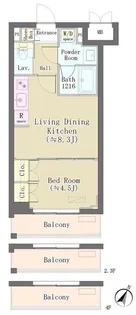 バルム下馬の間取り