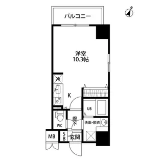 ルクレ池袋の間取り