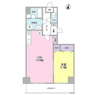 ソリッド大橋の間取り