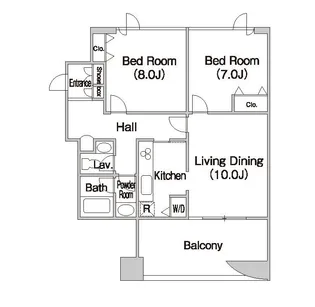 テラス日新の間取り