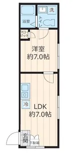 ザレジデンス駒沢大学の間取り