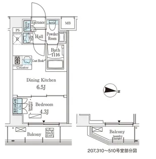メゾンクロイゾンの間取り
