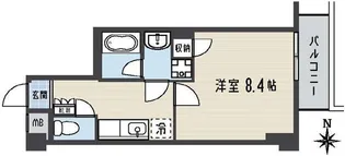 ファン神楽坂の間取り