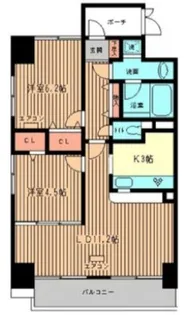 シェソワ恵比寿の間取り