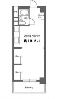 東信松濤マンションの間取り
